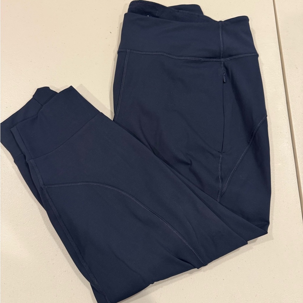 Athleta Navy Ranier Joggers 
10 Petite